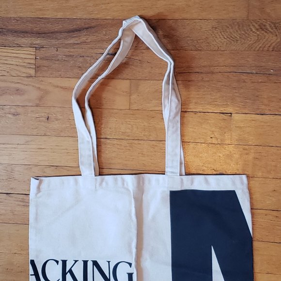 2000s Meatpacking District NYC New York City Canvas Tote Artsy - Picture 5 of 8